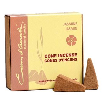 Encens d'Auroville Jasmin kegel wierook