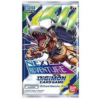 Digimon S6 Next Adventure Booster met 12 kaarten