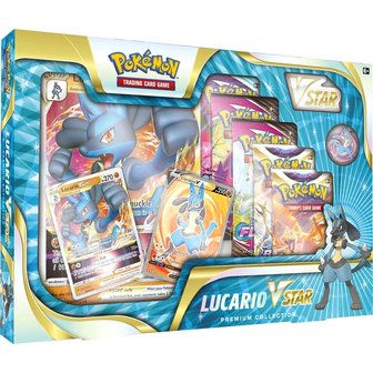 Pok&eacute;mon Lucario VSTAR Premium Collection met 5 boosters