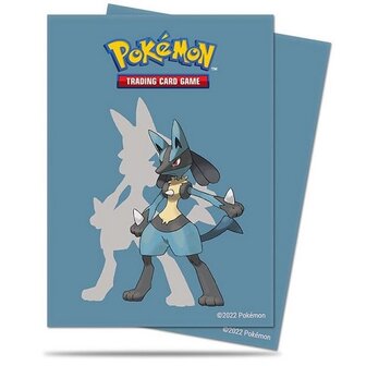 Pokemon Cards Sleeves Standaard Lucario per 65 stuks