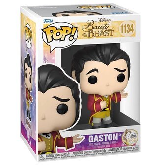 Disney POP! Movies Vinyl Beauty and the Beast, Gaston in doos