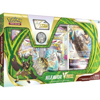 Pok&eacute;mon Kleavor VSTAR  Premium Box met 4 boosters