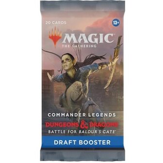 Magic: the Gathering: Commander Legends Baldur&#039;s Draft Booster met 20 kaarten