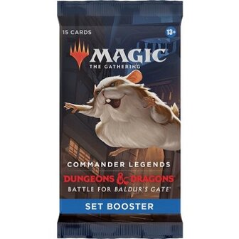 Magic: the Gathering: Commander Legends Baldur&#039;s Set Booster met 15 kaarten