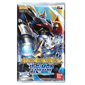 Digimon S7 New Awakening Booster met 12 kaarten