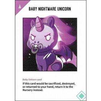 Unstable Unicorns, Nightmares Expension Pack, Originele Engelstalige Uitbreiding kaart