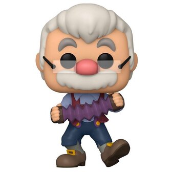 Disney POP! Movies Vinyl Geppetto with Accordion