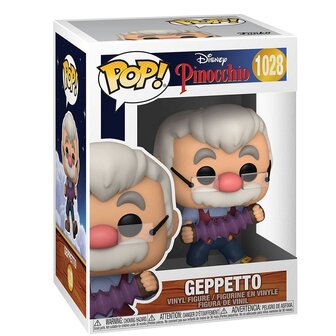 Disney POP! Movies Vinyl Geppetto with Accordion in doos