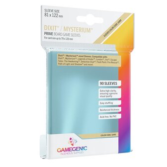 Doorzichtige Board Game Sleeves voor bordspellen per 50 stuks, GameGenic code Sand