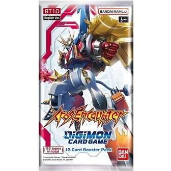 Digimon S9 Xros Encounter Booster met 12 kaarten