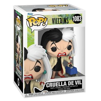 Funko Pop! Disney: Villians, Cruella de Vil No.1083 in doos