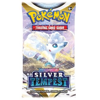 Pokemon Sword &amp; Shield Silver Tempest Booster