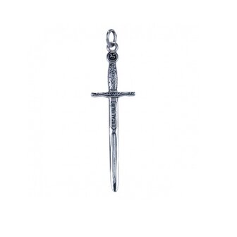 Zilveren hanger, het zwaard Excalibur