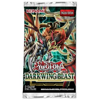 Yu-Gi-Oh! Darkwing Blast Booster met 9 kaarten