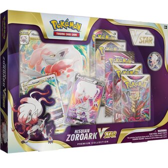 Pokemon Hisuian Zoroark VSTAR Premium Box met 5 boosters