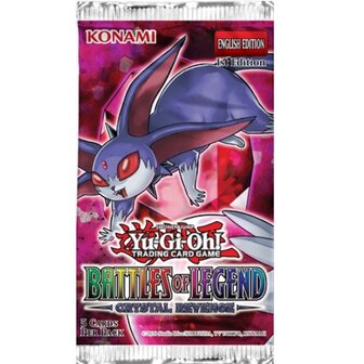 Yu-Gi-Oh! Battle of Legends Crystal Revenge met 5 kaarten