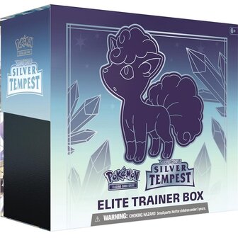 Pok&eacute;mon Sword &amp; Shield Silver Tempest Trainer Box met 8 boosters