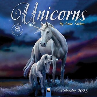 Anne Stokes 2023 unicorn calendar