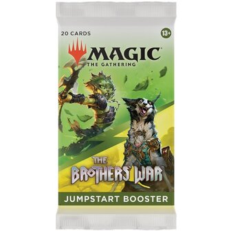 Magic: the Gathering: The Brothers War Jumpstart Booster met 20 kaarten