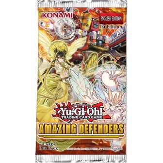 Yu-Gi-Oh! Amazing Defenders Booster met 7 kaarten