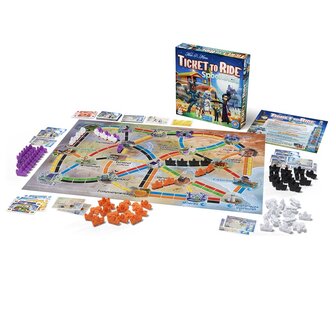 Ticket to Ride de versie van Spookstad open