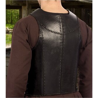Veteran Armour van zwart leer Fantasyshop Fairyland Webshop