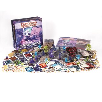 &amp;D Legend of Drizzt Boardgame open