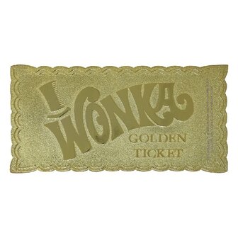 Willy Wonka &amp; the Chocolate Factory Replica Mini Golden Ticket