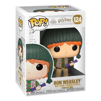 Harry Potter POP! Movies Vinyl Figure Holiday Ron Weasley in doos