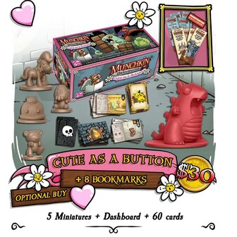 Munchkin Dungeon Cute as a Button, Engelstalig voorbeeld