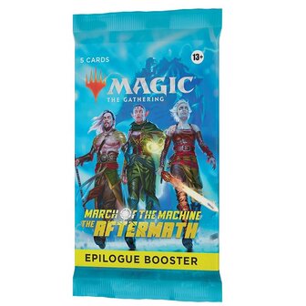 Magic: the Gathering: March of the Machine Aftermath Epilogue Booster met 5 kaarten