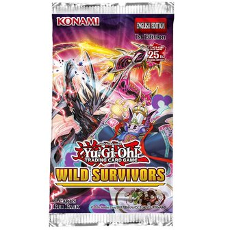 Yu-Gi-Oh! Wild Survivors Booster met 7 kaarten