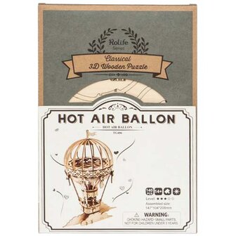 Robotime Hot Air Ballon doosje