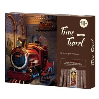 Robotime Puzzel Book Nook Time Travel in doos