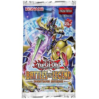 Yu-Gi-Oh! Battle of Legend Monstrous Revenge Booster met 5 kaarten