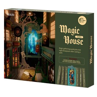 Robotime Puzzel Book Nook Magic House doos