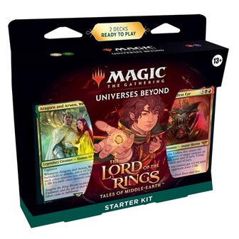 Magic: the Gathering: LOTR Tales of Middle Earth Draft Starter Kit met  2 decks