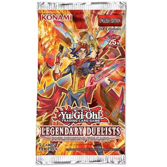 Yu-Gi-Oh! Legendary Duelists 8: Soulburning Volcano Booster met 5 kaarten