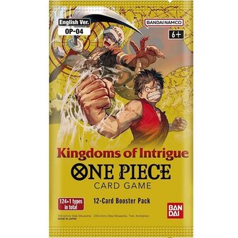 One Piece, Kingdom of Intrigue Booster met 12 kaarten