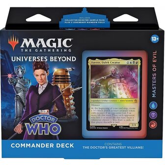 Magic: the Gathering: Doctor Who Commander Deck Masters of Evil met 100 kaarten