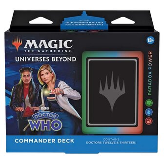 Magic: the Gathering: Doctor Who Commander Deck Paradox Power met 100 kaarten