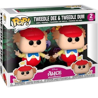 Disney POP! Movies Vinyl Alice in Wonderland, Tweedle Dee &amp; Dum in doos