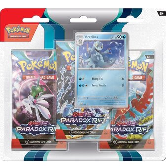 Pok&eacute;mon Scarlet &amp; Violet Paradox Rift 3BB met 3 boosters, Artibax