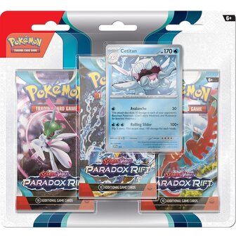 Pok&eacute;mon Scarlet &amp; Violet Paradox Rift 3BB met 3 boosters, Cetitan