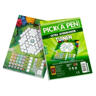 Aanvulling Pick a Pen Tuinen Scoreblokken