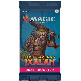 Magic: the Gathering: The Lost Caverns of Ixalan Draft Booster met 15 kaarten