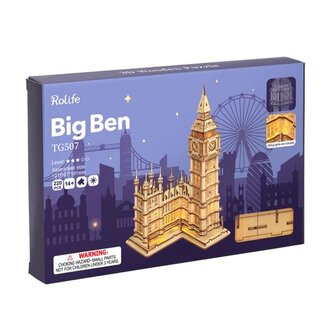 Robotime Puzzel Big Ben doos