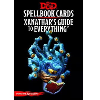 D&amp;D Spellbook Bard - Xanathar met 95 kaarten