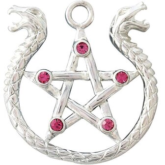 Mythical Companions hanger Amphisibaena met ketting