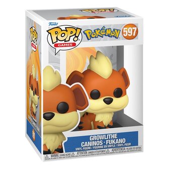 Funko Pokemon POP! Growlithe Caninos - Fukano No.597 in doos